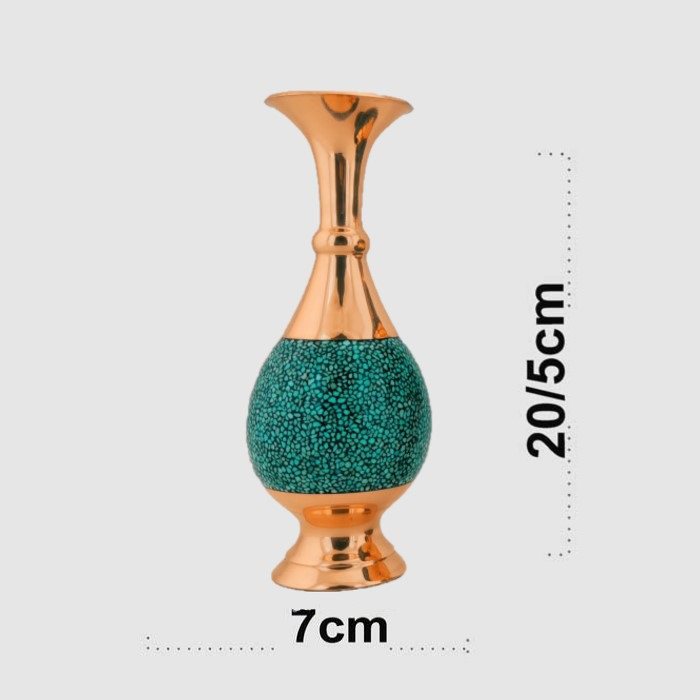 Picture of Turquoise tattoo vase